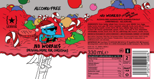 Lervig – No Worries Driving Home for Christmas - Kerstbier - Afbeelding 2