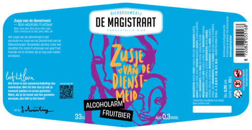 Bierbrouwerij de Magistraat - Zusje van de Dienstmeid - Fruitbier