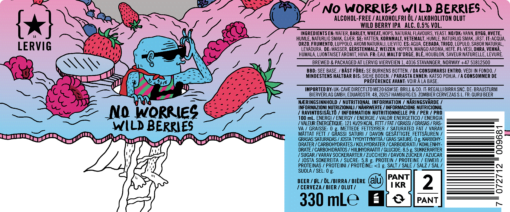 Lervig – No Worries Wild Berries – IPA - Afbeelding 3