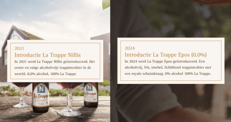 La Trappe Nillis en Epos: Innovatie in Alcoholvrije Trappistenbieren