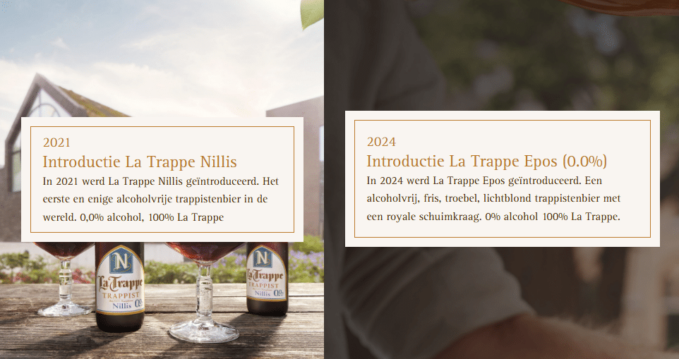 La Trappe Nillis en Epos: Innovatie in Alcoholvrije Trappistenbieren