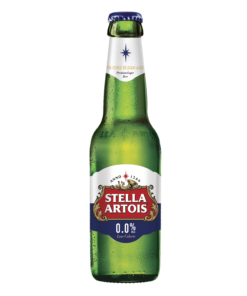 Stella Artois 0.0% Alcohol-Free Belgian Lager, 25cl Bottle