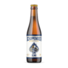 „Het Nest SchuppenBoer Zero 0,2 Flasche“, ein alkoholarmer belgisches Spezialbier mit frischen Hopfenaromen und einem würzigen Tripel-Charakter.
